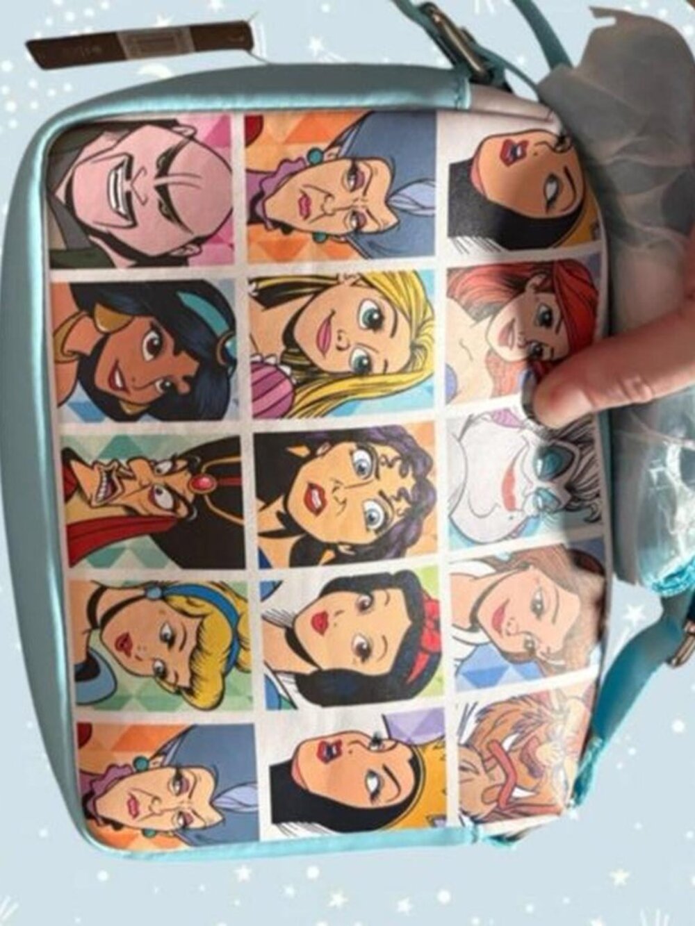 NWT Disney Princesses and Villains crossbody bag